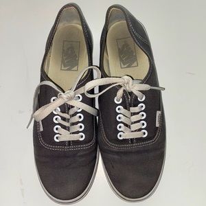 Vans Gray Round Toe Canvas GUC 8.5